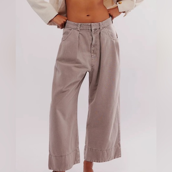 Free People Pants - We The Free Lay Down Chino Trousers